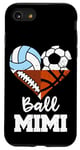 iPhone SE (2020) / 7 / 8 Ball Mimi Soccer Football Volleyball Basketball Mimi Heart Case