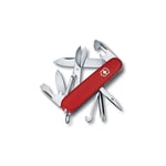 Victorinox - Couteau suisse Super Tinker avec tournevis Phillips et ciseaux rouge 14 fonctions idéal pour les voyages 1.4703