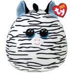 TY XANDER ZEBRA The Squish-A-Boos Collection Soft Toy Plush Cushion 14" 37379