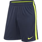 Nike M NK Dry SQD17 Short K Short pour Homme, Bleu (Obsidian/Volt/Volt), L