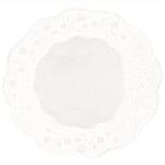 Ibili Doilies Round 34 cm 10 Pieces, paper, White