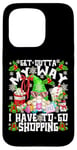 iPhone 15 Pro Funny Gnome Christmas Shopping Crew Motif For Xmas Shopping Case