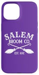 Coque pour iPhone 15 Salem Broom Company Costume de sorcière d'Halloween pour femme