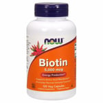 Biotin 5000 mcg 120 Vcaps By Now Foods