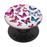 PopSockets Butterflies Pop Mount Socket Design for Nature Lovers PopSockets PopGrip: Swappable Grip for Phones & Tablets