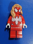Lego Minifigure figure Marvel Spider-Man - Spider-Girl Red Outfit - sh273 76057