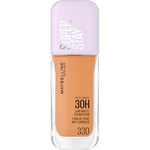 Maybelline New York - Fond de Teint Liquide Longue Tenue - Ultra-Résistant - Fini Mat Lumineux - Enrichi en Acides Aminés - Tous les Types de Peau - Superstay 30H Lumi-Matte - Teinte : 330-35ml