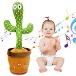 Ava's Toys Volume Control Dancing Cactus- Voice Recorder Baby Toys- Talking and Singing Plush Cactus Repeat What You Say - Educational Toys, Learning Toys