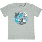 Fjällräven Kids Forest Findings T-shirt (Grå (GREY-MELANGE/020-999) 140 cm)