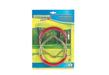 VEDES Großhandel GmbH - Ware Outdoor Active Lot de 2 Anneaux de Gymnastique en Plastique/métal