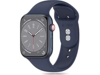 Tech-Protect Tech-Protect Silicone Apple Watch 4 / 5 / 6 / 7 / 8 / 9 / Se / Ultra 1 / 2 (42 / 44 / 45 / 49 Mm) Midnight Blue