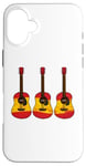 iPhone 16 Plus Acoustic Guitar Spanish Flag Guitarist Musician Spain Case