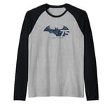 Batman 75 Year Collage Raglan Baseball Tee