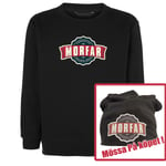 Morfar sweatshirt med vintage stil tryck Morfar mössa på köpet L