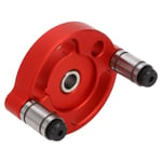 (Red Color)Dowel Drill Locator Aluminum Alloy Woodworking Rust Resistance Self