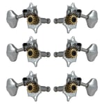 Grover V97C Original Sta-Tite Vertical Guitar Machine Heads, 3+3 - Chrome