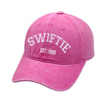 2024 Ny Herr & Dam Taylor Swift Swiftie 1989 Retro Basebollkeps Unisex Sport Justerbar Broderad Solkeps Fans Presenter Rose Red