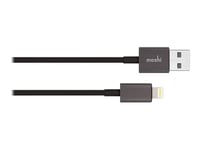 Moshi - Lightning-Kabel - Usb Hann Til Lightning Hann - 1 M - Skjermet - Svart