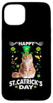 Coque pour iPhone 15 Plus Maine Coon Cat Happy St Catricks Day St Patricks Day Cats