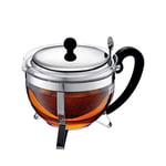 Bodum Chambord Tea Pot, Borosilicate Glass - 1.3 L, Shiny