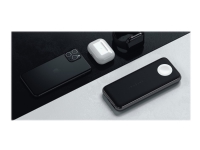 Satechi Quatro - Trådløs nødlader - 10000 mAh - 18 watt - 2 utgangskontakter (USB, 24 pin USB-C) - for Apple AirPods (wireless charging case) AirPods Pro iPhone 11, 11 Pro, 11 Pro Max, 8, 8 Plus, X, XR, XS, XS Max Watch