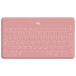 Logitech Keys-To-Go - Clavier - Bluetooth - QWERTY - Espagnol - rose colorado - pour Apple iPad / iPhone / TVLogitech Keys-To-Go.