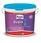 COLLE RENFORCEE TEXTILES MURAUX TOILE DE VERRE OVALIT M BLANC 5 KG METYLAN