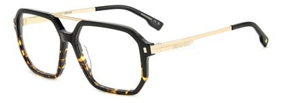 Lunettes de Vue DSQUARED2 D2 0123 WR7 BLACK HAVANA 56/14/145 Homme