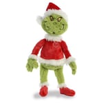 "New Dr. Seuss Santa Grinch 19" Plush Toy by Aurora - Perfect Holiday Gift (1590