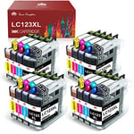 Toner Kingdom LC-123 Compatibles Cartouches d'encre pour Brother LC123 123XL pour Brother MFC-J6720DW MFC-J6920DW MFC-J6520DW MFC-J4410DW MFC-J4510DW MFC-J4610DW DCP-J4110DW DCP-J552W DCP-J132W