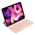 HOU Clavier iPad Air 11" 2024 (M2),Clavier ipad Pro 11,Compatible avec iPad Air 5/4&iPad Pro 11" (4ème/3ème/2ème/1ère génération), Clavier AZERTY, Angle réglable, Chargement magnétique,Ultra Fin Rose