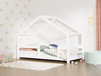 Benlemi Lit cabane Enfant Lucky 70 x 160 Blanc