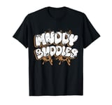 Funny Mud Team Muddy Buddies Mud Runner T-Shirt