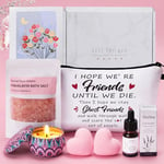 Friendship Gifts for Women, Birthday Pamper Gift for Women Best Friend, Christmas Friend Gifts Self Care Package Birthday Hampers for Her, Relaxation Spa Bath Set Xmas Gift Ideas for Women Friends