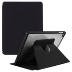 Etui en PU + TPU fonction d'éveil/veille automatique, anti-chute avec support pour votre iPad Air (2013)/Air 2/9.7-pouces (2017)/(2018) - noir