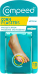 Compeed Corn Medium Size Plasters, 10 Hydrocolloid Plasters, Foot Care, Fast Na