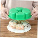 Casecover 6-håls Sushiform Onigiri Risboll Bento Press Maker Form Praktiska Verktyg för Köktillbehör Grön 1st