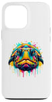 Coque pour iPhone 13 Pro Max Splash Art Tortue Marine Tortues Tortue Terrestre