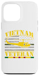 Coque pour iPhone 13 Pro Max Vietnam Veteran UH -1 Huey Helicopter Crew