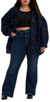 Levi's Women's Plus Size 726 High Rise Flare Jeans, Blue Swell Plus, 22 L