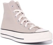 Converse 172677C Chuck 70s Unisex High Top Canvas Trainers In Grey Size 7 - 12