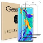 Screen Protector for Huawei P30 Pro, [2 Pack ]Anti-Scratch, Anti-Fingerprints, Bubble-Free, 9H Hardness, 0.33mm HD Clear, Ultra HD Clear for Huawei P40 Pro 5G Tempered Glass