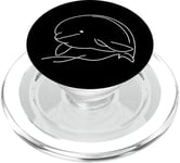 Recherche sonore sur les habitats arctiques de l'océan Arctique Baleine béluga PopSockets PopGrip pour MagSafe