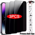 3Pcs Sekretess Skärmskydd För Iphone 14 Pro Max Anti-Spy Glass För Iphone 13 12 11 Xs Max. Xr 7 8 Plus Se 2022 Härdat Glas For iPhone XS Max 3PCS Privacy Screen