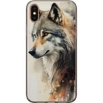 Apple iPhone X Transparent Mobilskal Varg