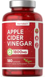 Apple Cider Vinegar Capsules 1800mg | High Strength ACV | 180 Capsules Not | by