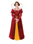 Multicolor Queen Elizabeth Adult Costume - 1 Set - Perfect for Royalty-Themed Events & Costume Parties Halloween Halloween