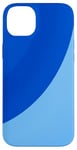 Coque pour iPhone 14 Plus Design simple bleu