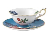 Wedgwood Wonderlust Sapphire Garden Tea Cup and Saucer