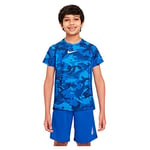 Nike Dri Fit AOP T-Shirt Game Royal/White M